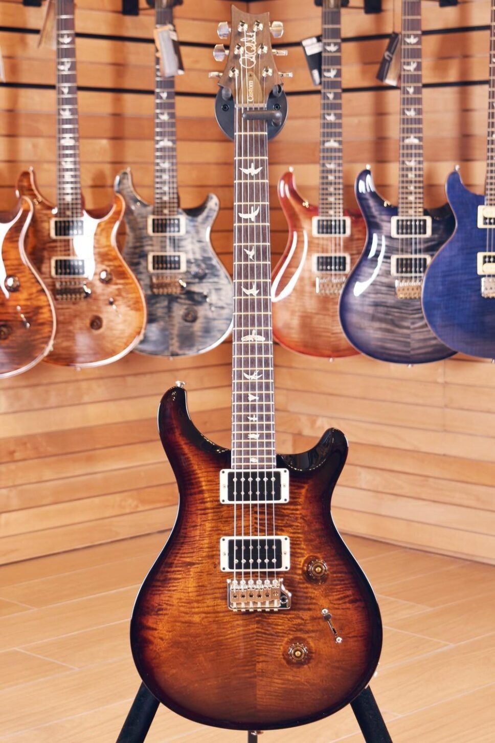 PRS Paul Reed Smith Custom 24 Pattern Thin Tr5 85/15 Black Gold Burst