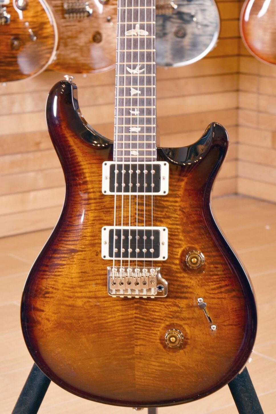 PRS Paul Reed Smith Custom 24 Pattern Thin Tr5 85/15 Black Gold Burst