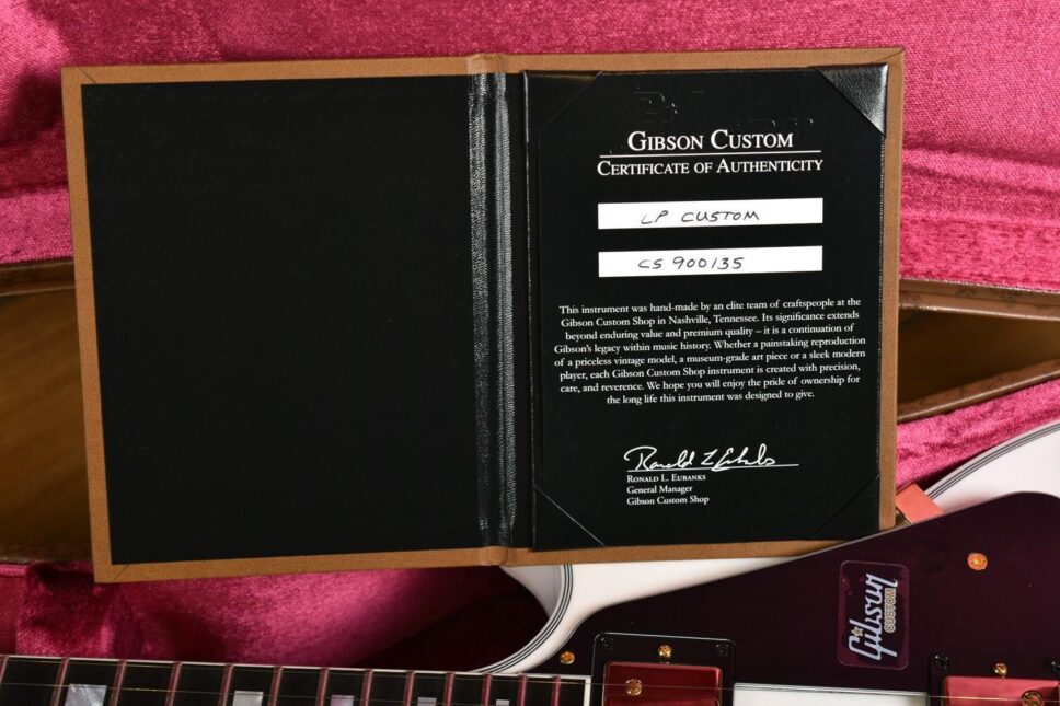 Gibson Custom Les Paul Custom Alpine White