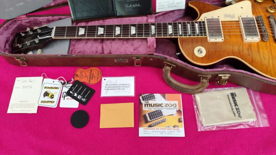 Gibson Les Paul ultra aged BRAZILIAN ROSEWOOD 1959 R9 custom shop 2018