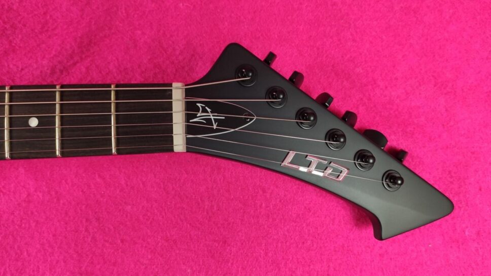 LTD (by ESP) Snakebyte BLKS Satin Black James Hetfield Metallica