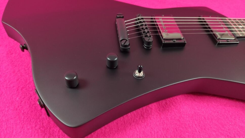 LTD (by ESP) Snakebyte BLKS Satin Black James Hetfield Metallica