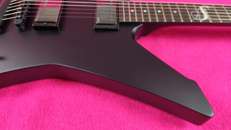 LTD (by ESP) Snakebyte BLKS Satin Black James Hetfield Metallica