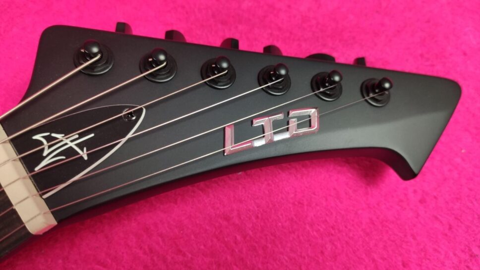 LTD (by ESP) Snakebyte BLKS Satin Black James Hetfield Metallica