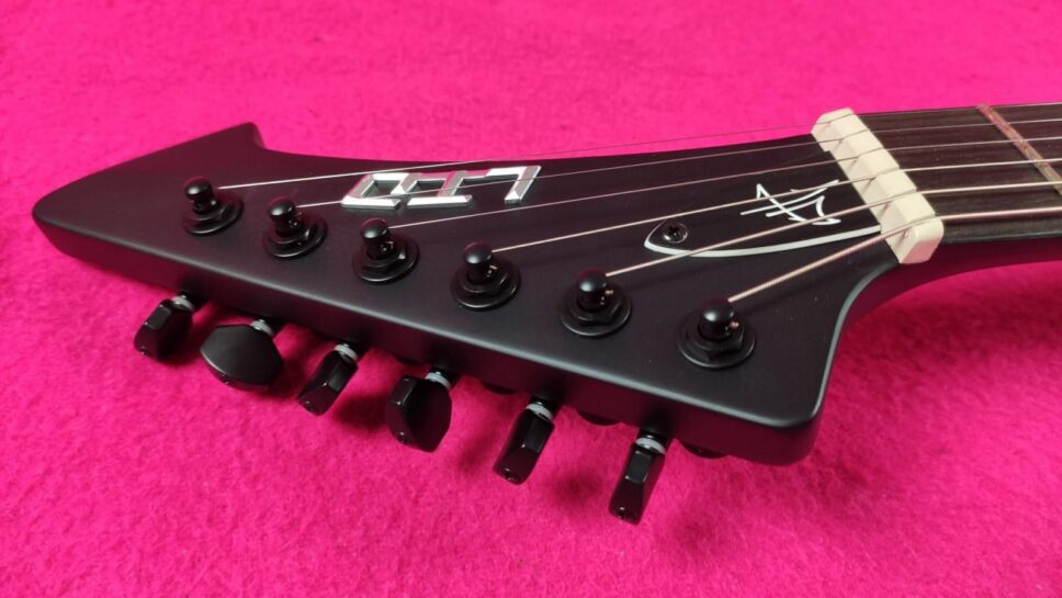 LTD (by ESP) Snakebyte BLKS Satin Black James Hetfield Metallica