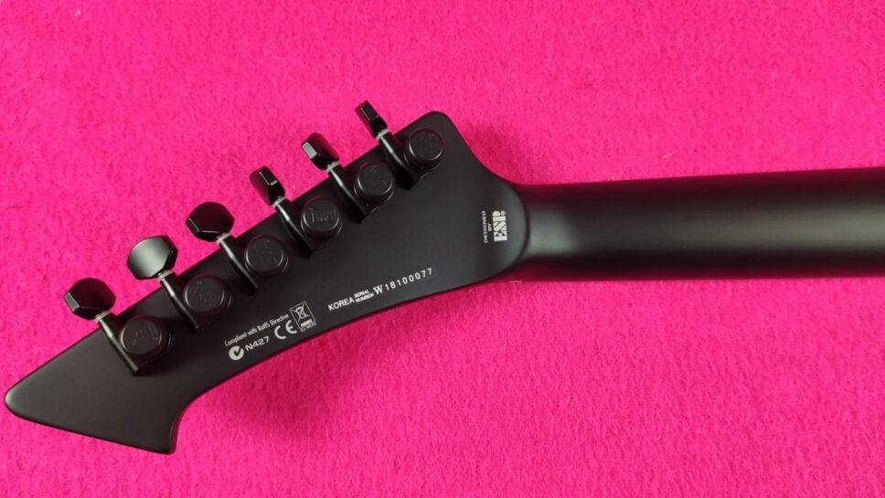 LTD (by ESP) Snakebyte BLKS Satin Black James Hetfield Metallica