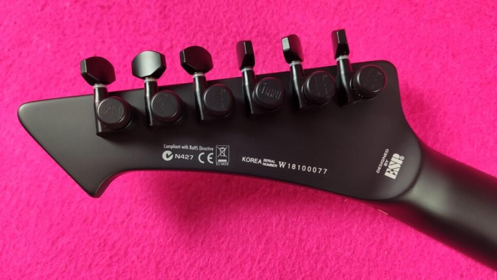 LTD (by ESP) Snakebyte BLKS Satin Black James Hetfield Metallica