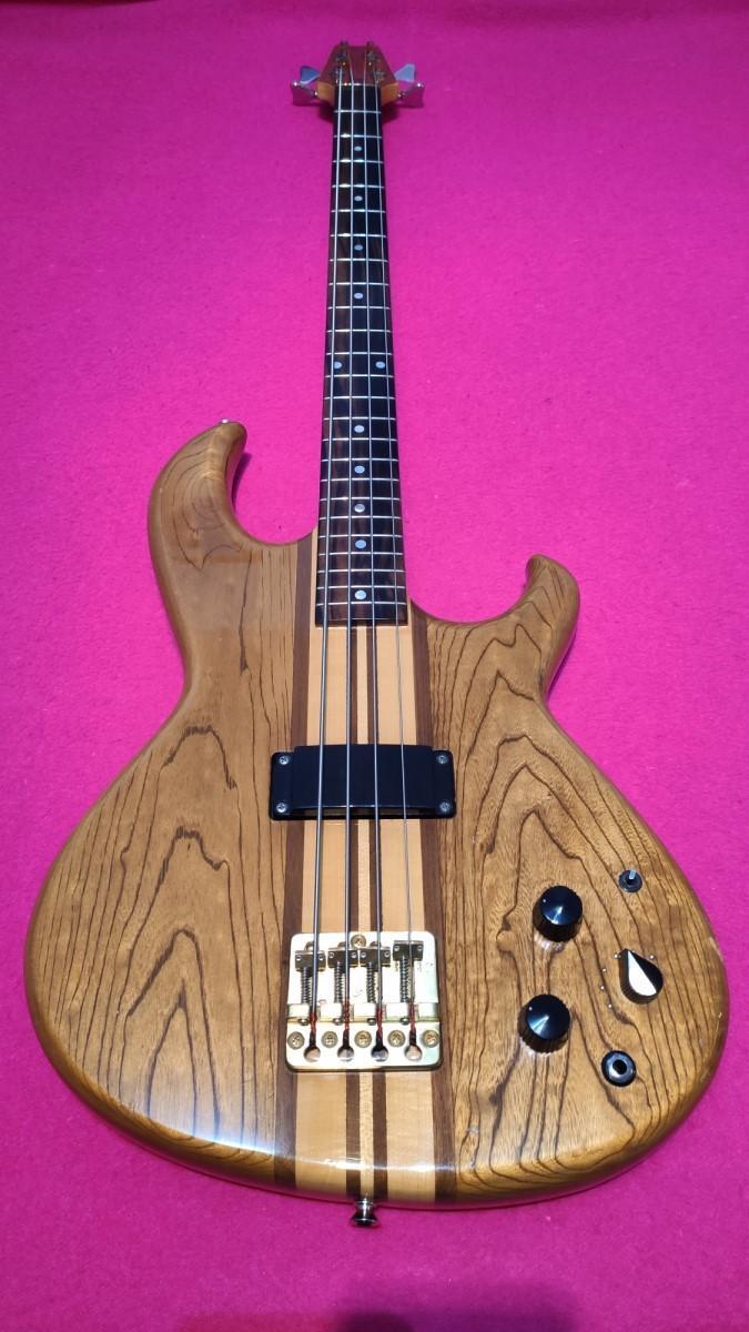 ARIA PRO II SB-1000 Oak 1981 (simil Cliff Burton Metallica)