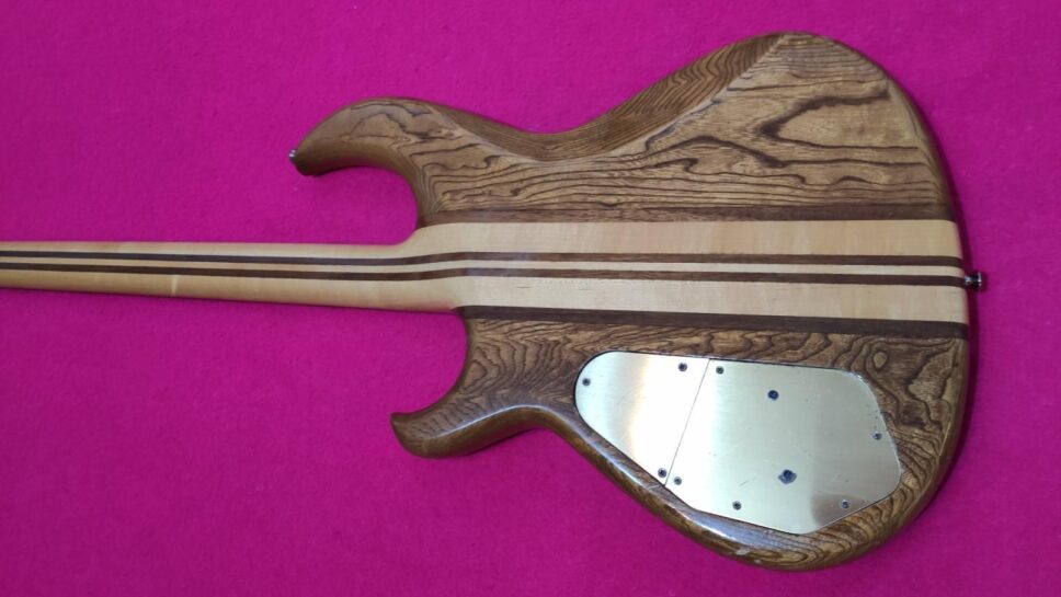 ARIA PRO II SB-1000 Oak 1981 (simil Cliff Burton Metallica)