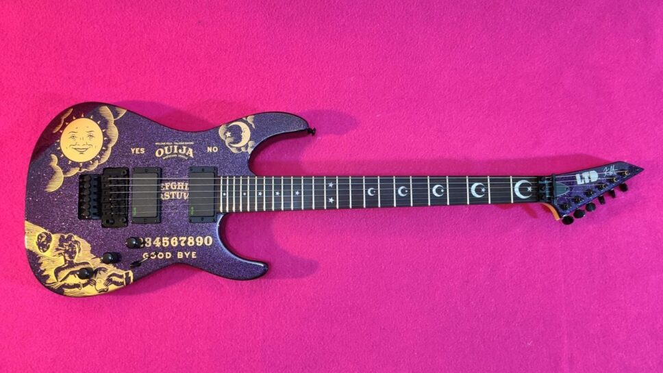 LTD (by ESP) KH PURPLE Sparkle Ouija Kirk Hammett (NTB) Limited 500p.