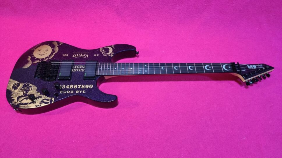 LTD (by ESP) KH PURPLE Sparkle Ouija Kirk Hammett (NTB) Limited 500p.
