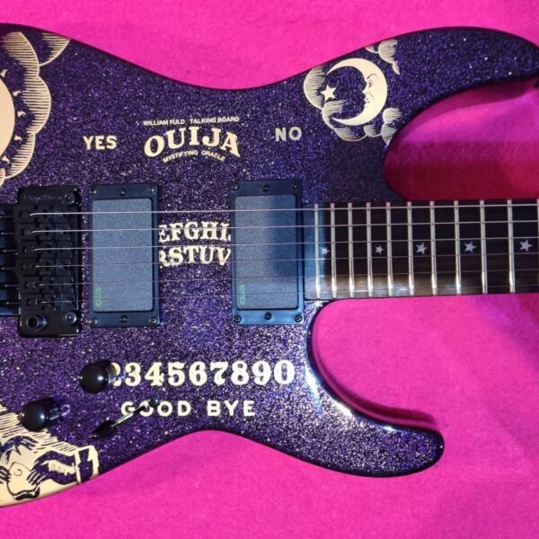 LTD (by ESP) KH PURPLE Sparkle Ouija Kirk Hammett (NTB) Limited 500p.