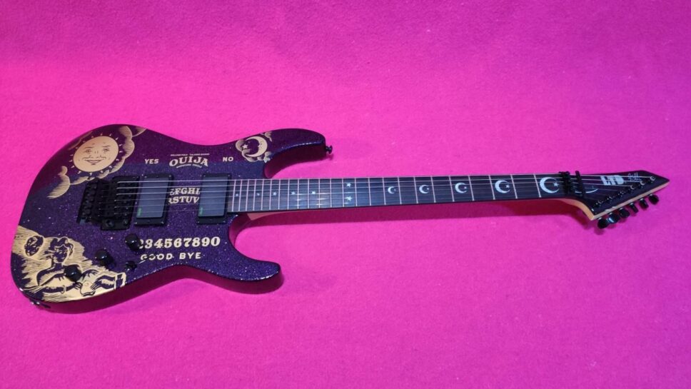LTD (by ESP) KH PURPLE Sparkle Ouija Kirk Hammett (NTB) Limited 500p.