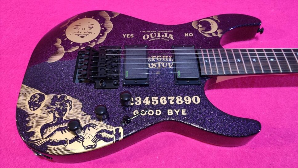 LTD (by ESP) KH PURPLE Sparkle Ouija Kirk Hammett (NTB) Limited 500p.