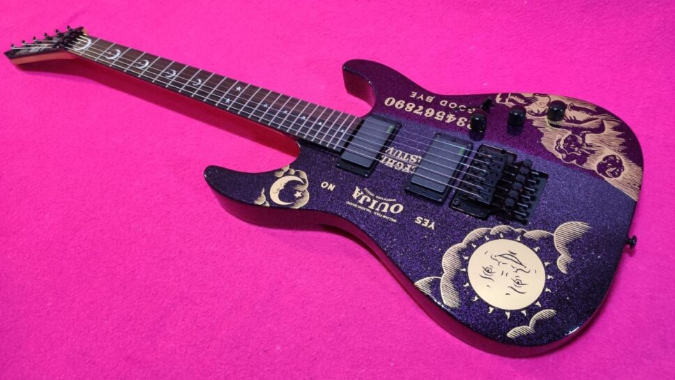 LTD (by ESP) KH PURPLE Sparkle Ouija Kirk Hammett (NTB) Limited 500p.