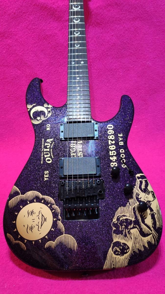 LTD (by ESP) KH PURPLE Sparkle Ouija Kirk Hammett (NTB) Limited 500p.