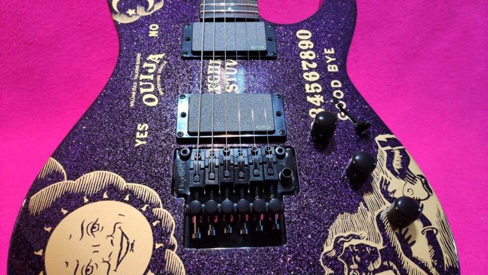 LTD (by ESP) KH PURPLE Sparkle Ouija Kirk Hammett (NTB) Limited 500p.