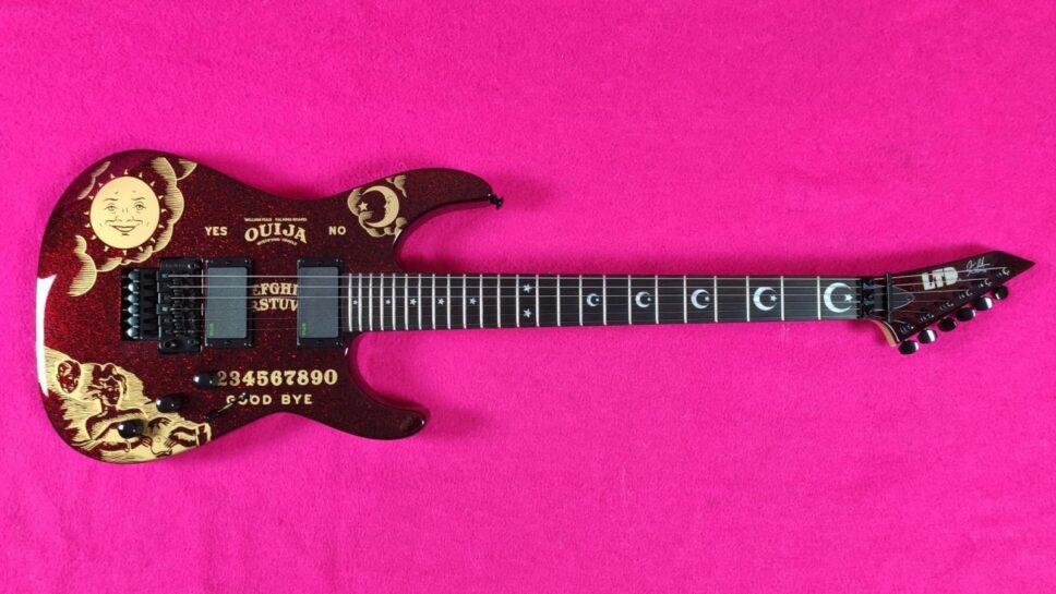 LTD (by ESP) KH RED Sparkle Ouija Kirk Hammet Limited Edition 500p.