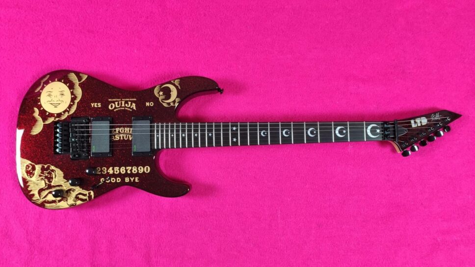 LTD (by ESP) KH RED Sparkle Ouija Kirk Hammet Limited Edition 500p.
