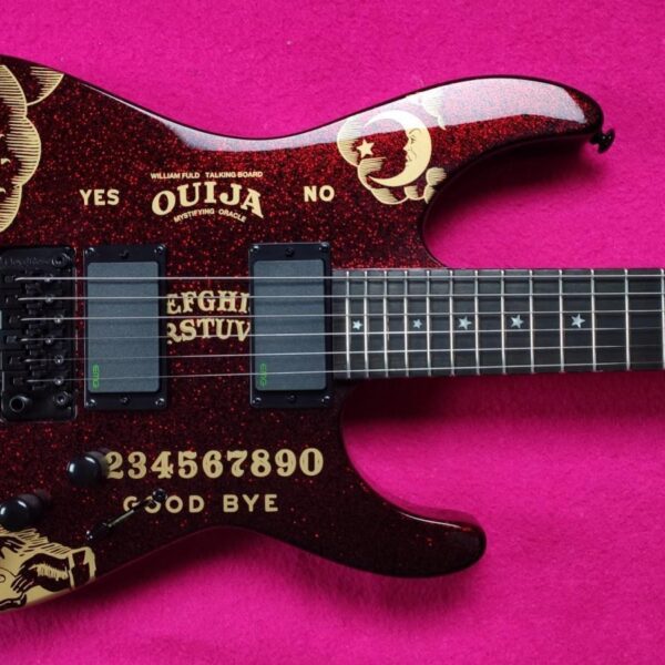 LTD (by ESP) KH RED Sparkle Ouija Kirk Hammet Limited Edition 500p.