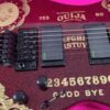 LTD (by ESP) KH RED Sparkle Ouija Kirk Hammet Limited Edition 500p.