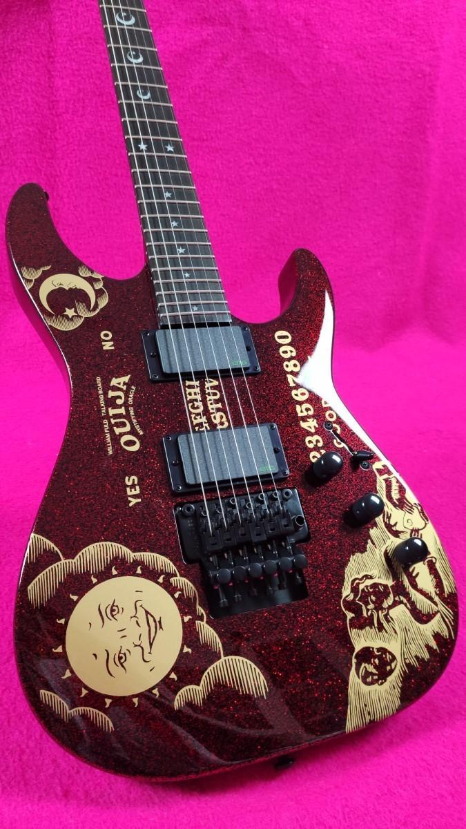 LTD (by ESP) KH RED Sparkle Ouija Kirk Hammet Limited Edition 500p.