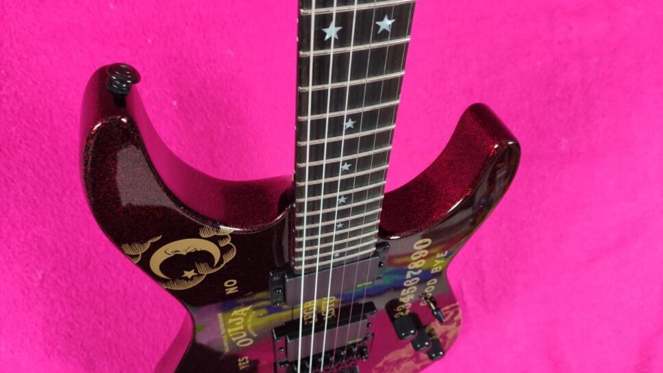 LTD (by ESP) KH RED Sparkle Ouija Kirk Hammet Limited Edition 500p.