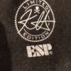 KIRK HAMMETT LEATHER GUITAR STRAP ESP LIMITED EDITION
