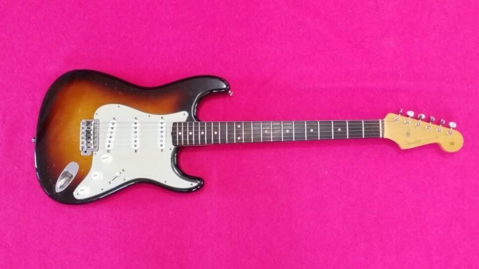 FENDER Stratocaster slab board 1960 Sunburst real VINTAGE