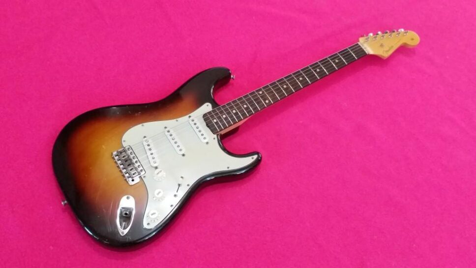 FENDER Stratocaster slab board 1960 Sunburst real VINTAGE