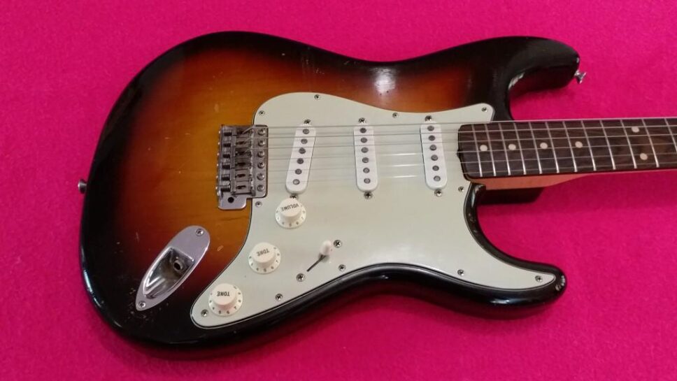 FENDER Stratocaster slab board 1960 Sunburst real VINTAGE