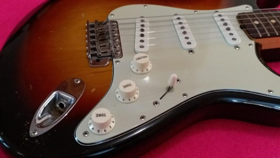 FENDER Stratocaster slab board 1960 Sunburst real VINTAGE