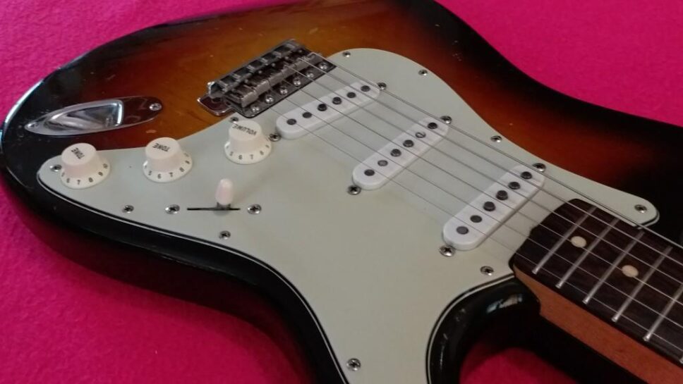 FENDER Stratocaster slab board 1960 Sunburst real VINTAGE