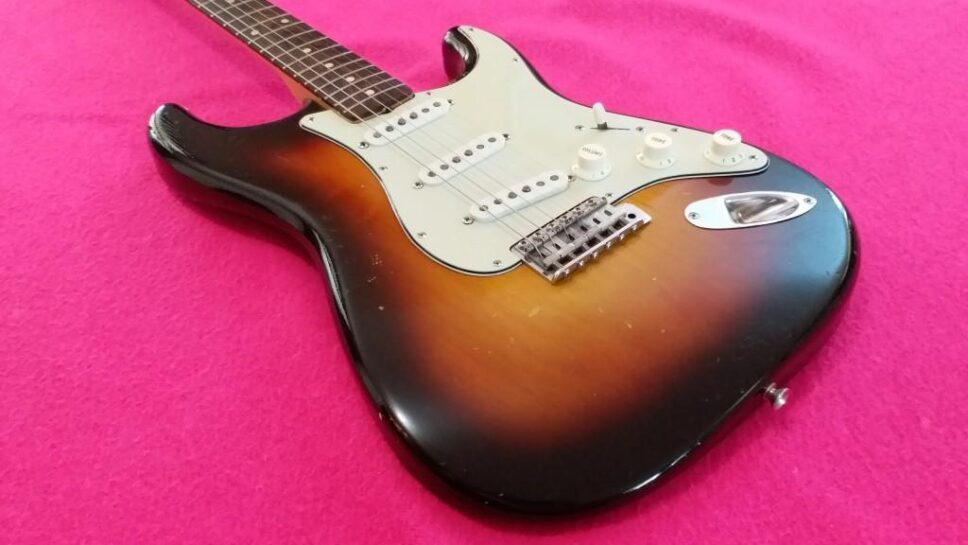 FENDER Stratocaster slab board 1960 Sunburst real VINTAGE