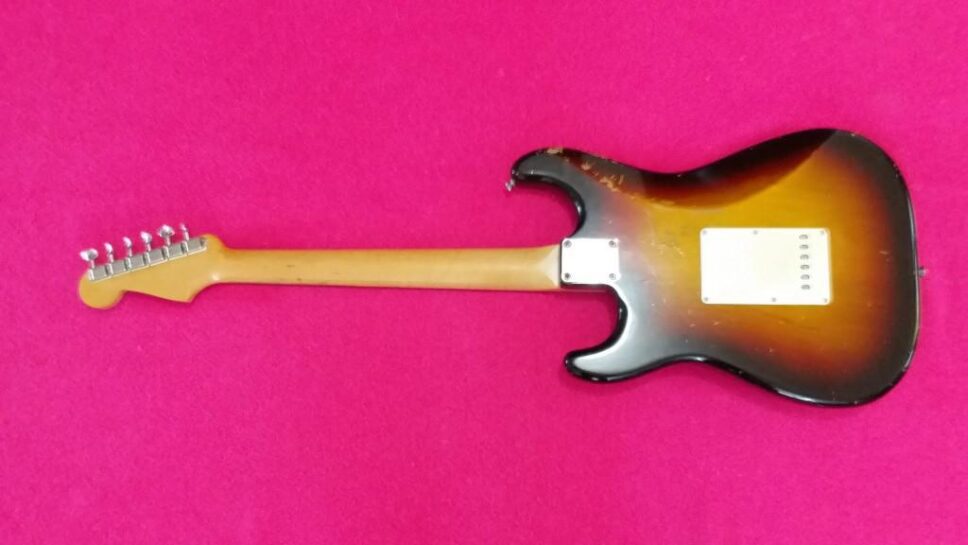 FENDER Stratocaster slab board 1960 Sunburst real VINTAGE