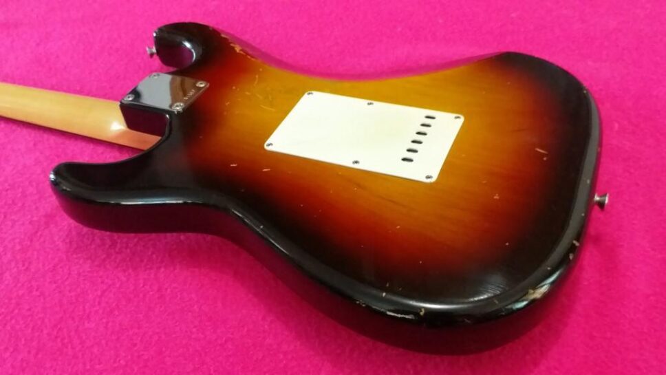 FENDER Stratocaster slab board 1960 Sunburst real VINTAGE
