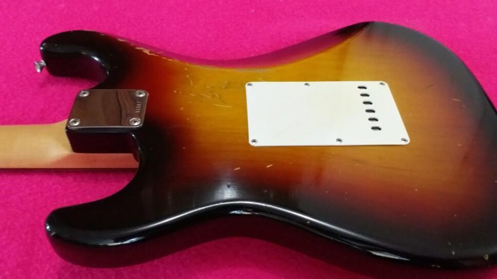 FENDER Stratocaster slab board 1960 Sunburst real VINTAGE