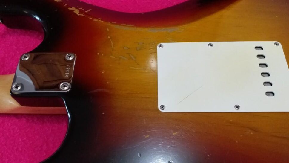 FENDER Stratocaster slab board 1960 Sunburst real VINTAGE