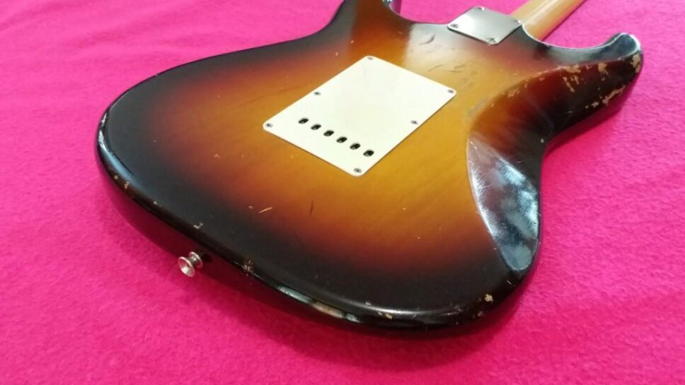 FENDER Stratocaster slab board 1960 Sunburst real VINTAGE