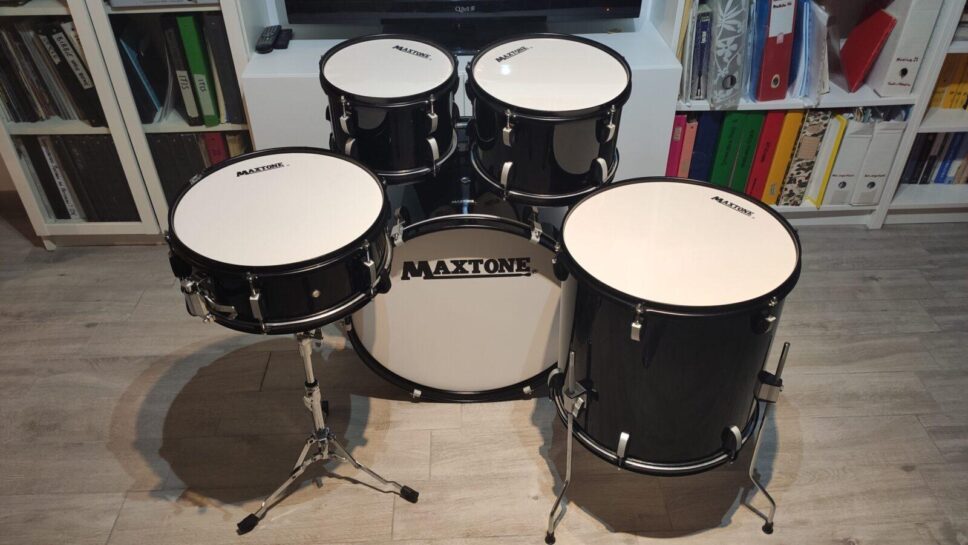 Maxtone MXC-3022-22 Black acoustic drum set