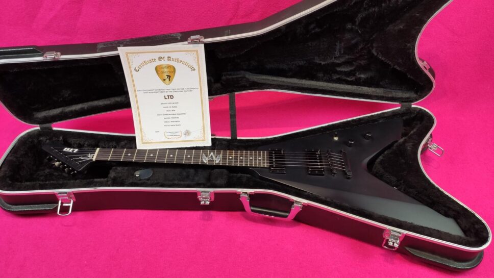 LTD (by ESP) Vulture BLKS James Hetfield Metallica Signature