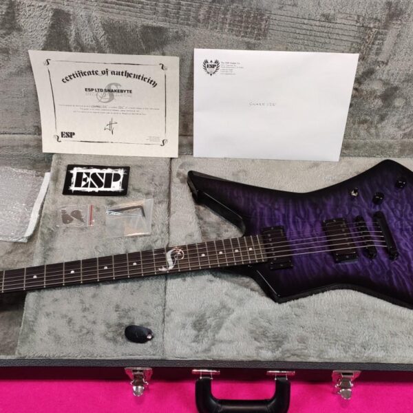 LTD (by ESP) Snakebyte SE Purple James Hetfield Limited Edition 500p.