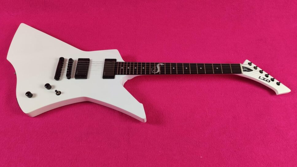 LTD (by ESP) Snakebyte SW Snow White James Hetfield Metallica + CUSTODIA