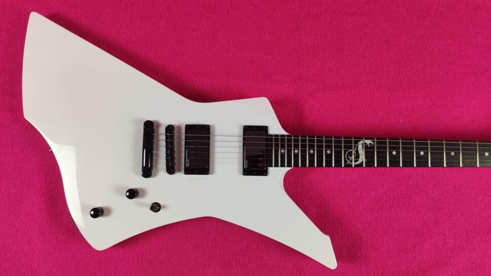 LTD (by ESP) Snakebyte SW Snow White James Hetfield Metallica + CUSTODIA