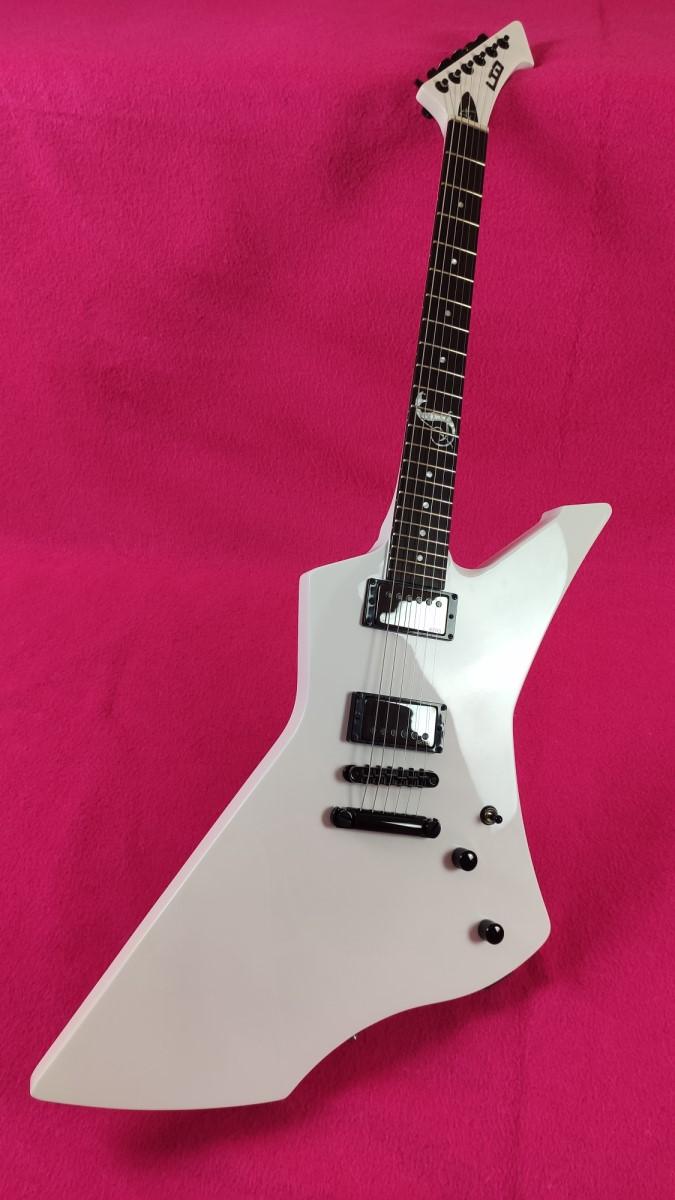 LTD (by ESP) Snakebyte SW Snow White James Hetfield Metallica + CUSTODIA