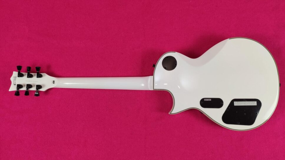 LTD (by ESP) Iron Cross SW (Snow White) James Hetfield Signature
