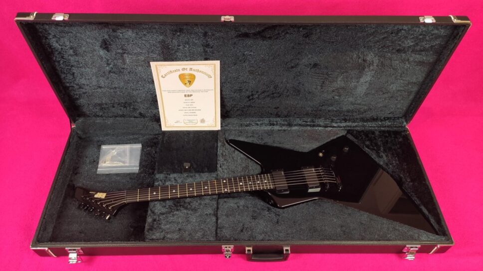 ESP Custom MX-2 MX-250 BLACK James Hetfield Metallica Explorer