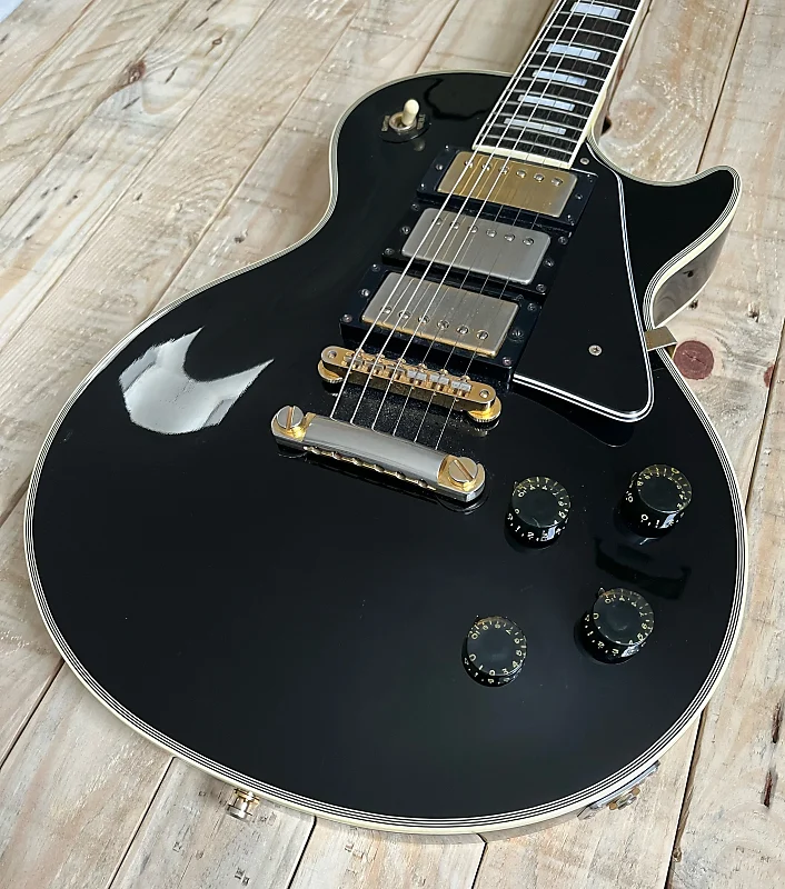 1977 Gibson Les Paul Custom Black Beauty Excellent Condition