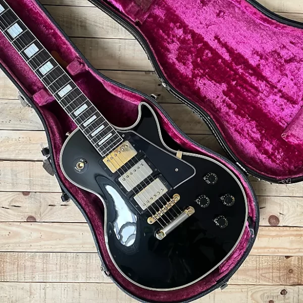 1977 Gibson Les Paul Custom Black Beauty Excellent Condition
