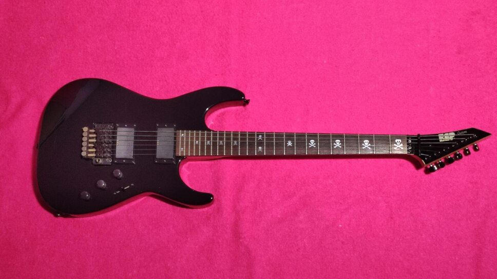 ESP M2 HAMMETT Skull & Crossbones (Metallica) from 1994